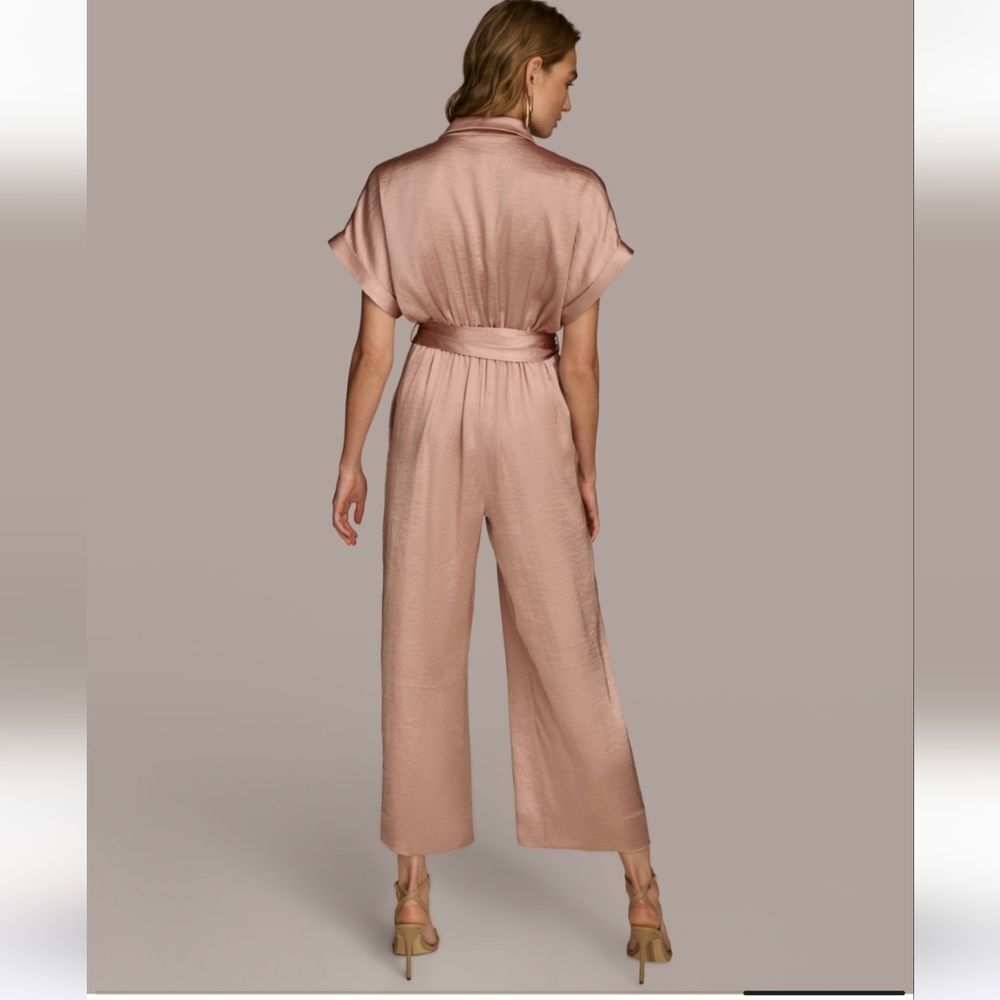 Donna Karan Gold Pink Jumpsuit - Picture 16 of 16